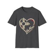New Mexico Zia Heart Shirt | New Mexico Graphic Tee | Southwest Gift