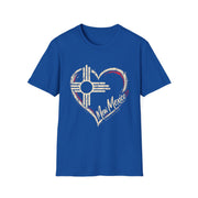 New Mexico Zia Heart Shirt | New Mexico Graphic Tee | Southwest Gift