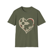 New Mexico Zia Heart Shirt | New Mexico Graphic Tee | Southwest Gift