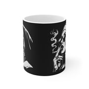 Tattoo Girl Black Mug | Alternative Gothic Coffee Cup | Tattoo Lover Gift