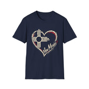 New Mexico Zia Heart Shirt | New Mexico Graphic Tee | Southwest Gift