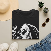 Tattooed Nun Graphic Tee | Edgy Alternative Shirt | Gothic Tattoo T-Shirt | Black Graphic Tee