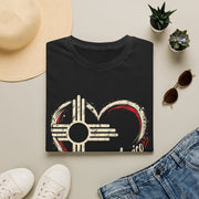 New Mexico Zia Heart Shirt | New Mexico Graphic Tee | Southwest Gift