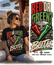 Red or Green Chile Shirt | New Mexico Graphic Tee | Christmas Chile T-Shirt | Southwest NM Gift | Red and Green Chile