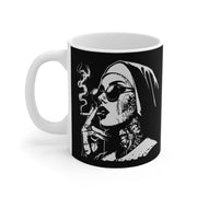 Tattoo Girl Black Mug | Alternative Gothic Coffee Cup | Tattoo Lover Gift