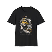 Discipline Builds Freedom Graphic Tee | Men’s Urban Streetwear Halftone Shirt | Hustle Graphic T-Shirt