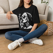 Tattooed Nun Graphic Tee | Edgy Alternative Shirt | Gothic Tattoo T-Shirt | Black Graphic Tee
