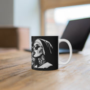 Tattoo Girl Black Mug | Alternative Gothic Coffee Cup | Tattoo Lover Gift