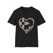 New Mexico Zia Heart Shirt | New Mexico Graphic Tee | Southwest Gift