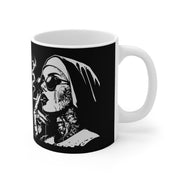Tattoo Girl Black Mug | Alternative Gothic Coffee Cup | Tattoo Lover Gift