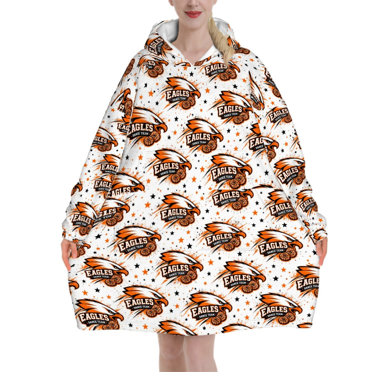 Eagles Dance Team Blanket Hoodie | Oversized Wearable Blanket | Cozy D ...
